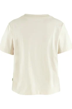 Clearance Fjällräven T-Shirt Fjällblomster Logo T-Shirt W Chalk White