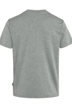 New Fjällräven T-Shirt Fox Boxy Logo Tee W Grey-Melange