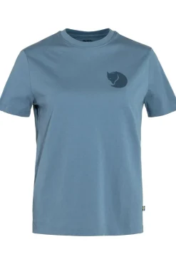 Fashion Fjällräven T-Shirt Fox Boxy Logo Tee W Dawn Blue