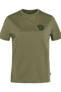 Outlet Fjällräven T-Shirt Fox Boxy Logo Tee W Green