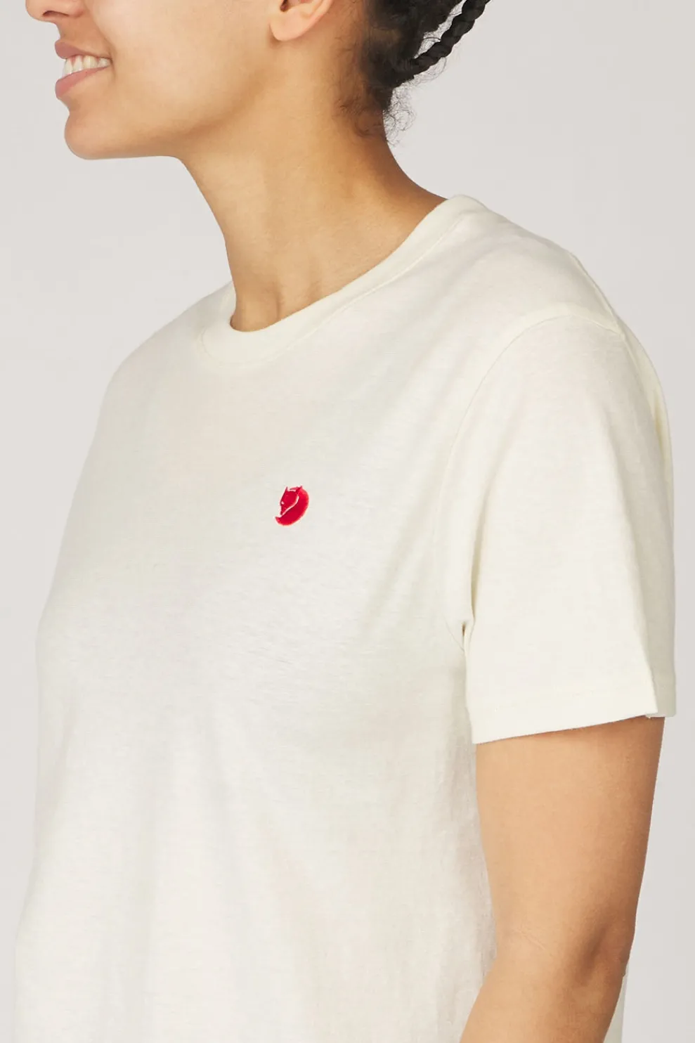 Discount Fjällräven T-Shirt Hemp Blend Tee Chalk White