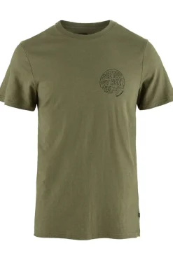 Online Fjällräven T-Shirt Hemp Blend Out Here T-Shirt M Green