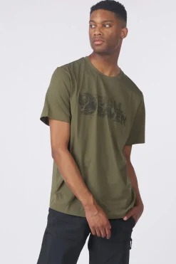 T-Shirt Lush Logo Tee-Fjällräven New