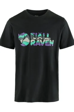 T-Shirt Multicolor Logo T-Shirt M-Fjällräven Outlet