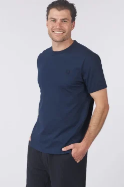 Hot Fred Perry T-Shirt Ringer Dark Navy