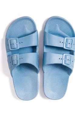 Clearance FREEDOM MOSES Slipper Lagoon Slide blue