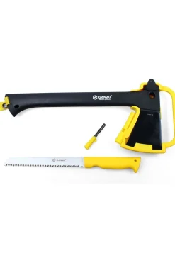 Discount Ganzo Bijl Camping Hatchet And Saw Cambo black/mid yellow