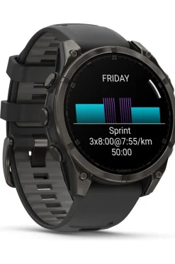 Online Garmin Sporthorloge Fenix 8 47mm Amoled Sapphire Carbongrijs/Zwart, Titanium