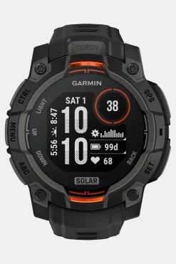 New Garmin Sporthorloge Instinct 3, 45Mm, Solar Black Bezel With Black Band