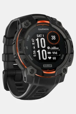 New Garmin Sporthorloge Instinct 3, 45Mm, Solar Black Bezel With Black Band