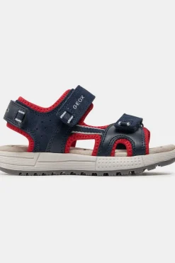 Fashion Geox Sandalen J Sandal Alen B.A. Navy/Red