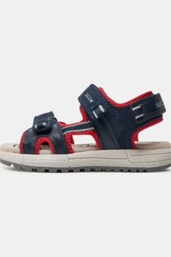 Fashion Geox Sandalen J Sandal Alen B.A. Navy/Red