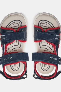 Fashion Geox Sandalen J Sandal Alen B.A. Navy/Red