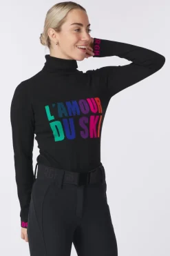 Fleece Amour Long Sleeve Knit Sweater-Goldbergh New