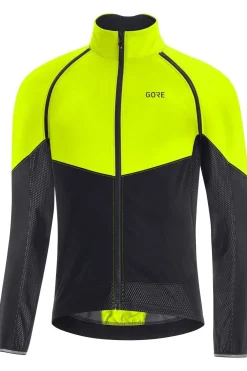 Clearance GOREWEAR Softshell Gore Phantom Gore- Tex Infinium black/mid yellow