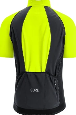 Clearance GOREWEAR Softshell Gore Phantom Gore- Tex Infinium black/mid yellow