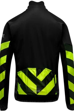 Best GOREWEAR Windstopper C5 Gtx I Signal Thermo Jacket Black / Neon Yellow
