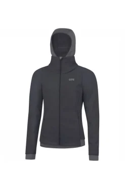 Clearance GOREWEAR Windstopper R3 Women Thermo Hoodie dark grey