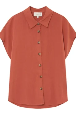Clearance Grace&Mila Hemd Perez_13104 Terracotta