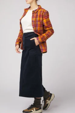 Rok W'S Corduroy Long Cargo Skirt-Gramicci Sale