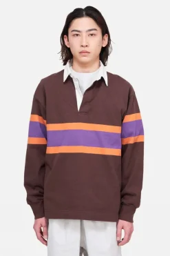 Hot Gramicci T-Shirt Langdon Rugby Shirt Stripe