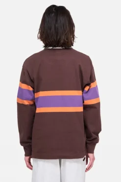 Hot Gramicci T-Shirt Langdon Rugby Shirt Stripe