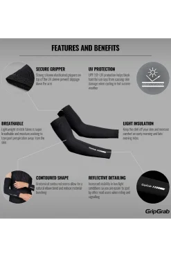 Arm Warmers Upf 50+ Uv Protect Arm Sleeves-GripGrab Outlet