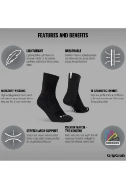 Best GripGrab Sokken Leightweight SL BLACK