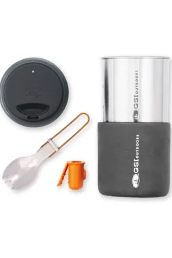 Sale GSI Outdoors Kookgerei Glacier Minimalist silver/orange