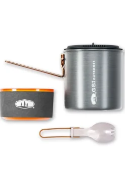 Outlet GSI Outdoors Kookgerei Halulite Soloist dark grey/orange