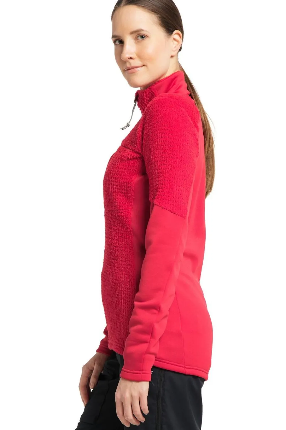 Fashion Haglöfs Fleece Touring Mid Jacket Women Scarlet Red