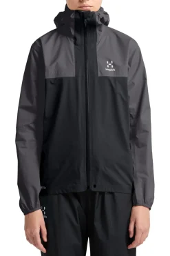 Best Haglöfs Regenjas L.I.M Critus Gtx Active Jacket Women Magnetite/True Black