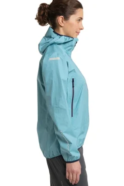 Discount Haglöfs Regenjas L.I.M Proof Jacket Women Frost Blue