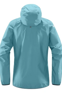 Discount Haglöfs Regenjas L.I.M Proof Jacket Women Frost Blue
