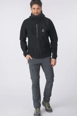 Clearance Haglöfs Regenjas Roc Flash Men True Black