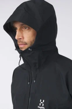Clearance Haglöfs Regenjas Roc Flash Men True Black