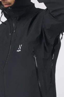 Clearance Haglöfs Regenjas Roc Flash Men True Black