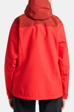 Discount Haglöfs Regenjas Roc Flash Gore-Tex Women Poppy Red/Corrosion