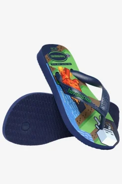 Discount Havaianas Slipper Kids Minecraft Navy Blue