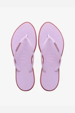 Discount Havaianas Slippers Slim Point light purple