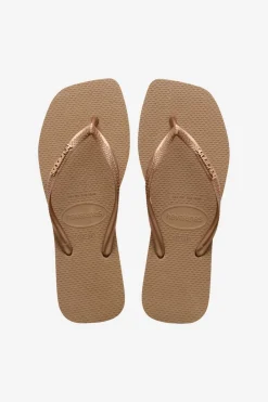 Slippers Slim Square Logo Metallic-Havaianas Fashion
