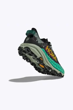 New Hoka Trailschoenen W Speedgoat 6 Black/Aloe Vera