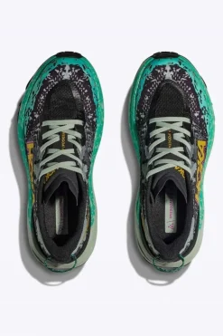 New Hoka Trailschoenen W Speedgoat 6 Black/Aloe Vera
