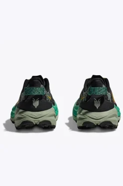 New Hoka Trailschoenen W Speedgoat 6 Black/Aloe Vera