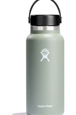 Fashion Hydro Flask Drinkfles Wide Mouth 32Oz/945Ml W/Flex Cap Agave