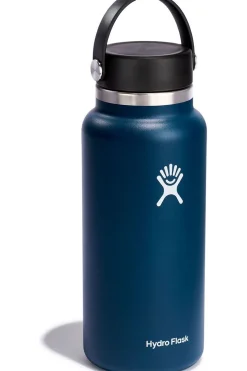 Best Hydro Flask Drinkfles Wide Mouth 32Oz/945Ml W/Flex Cap Indigo