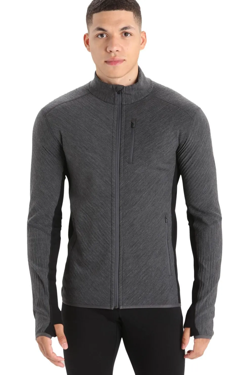 Fleece Descender Ls Zip-icebreaker Outlet