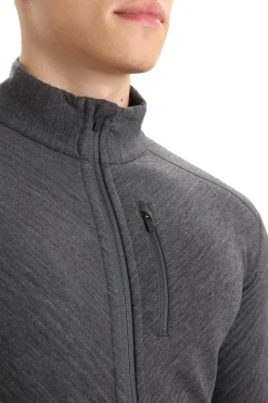 Fleece Descender Ls Zip-icebreaker Outlet