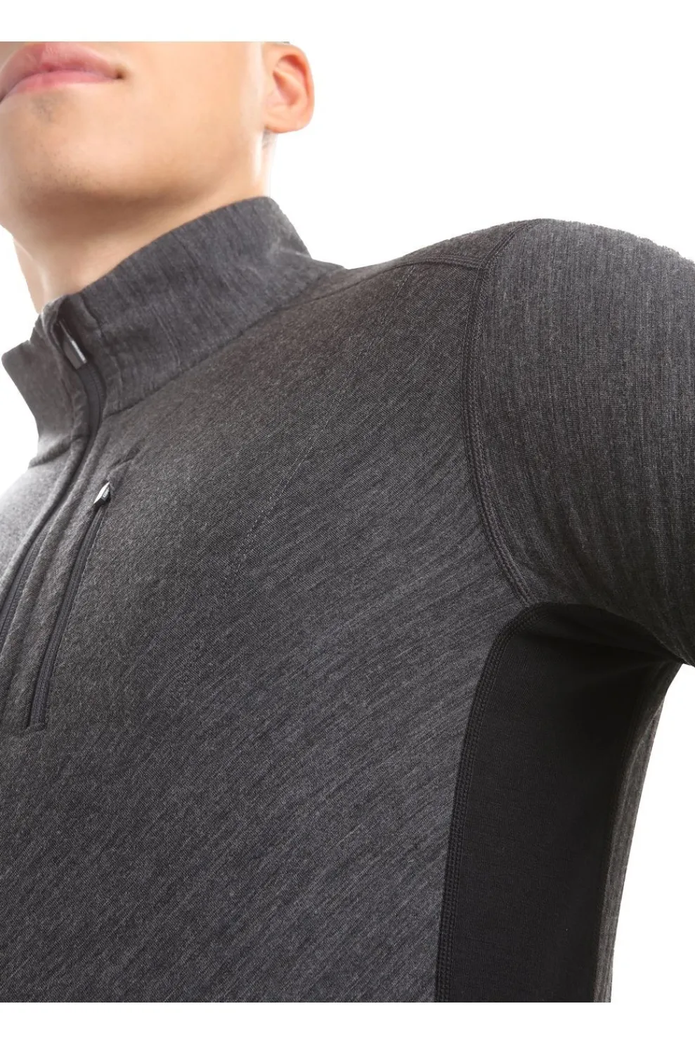 Fleece Descender Ls Zip-icebreaker Outlet