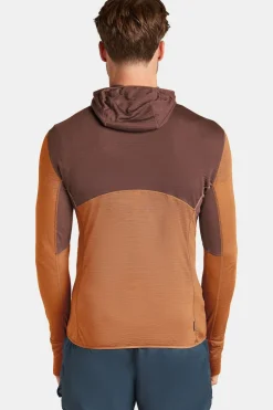 Outlet icebreaker Fleece M Mer 200 Realfleece Descender Ls Zip H Carob/Dusty Clay/Cb